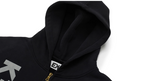 EVILKNIGHT(EK) Eye Chart Logo Print Zip Up Hoodie