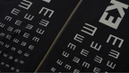 EVILKNIGHT(EK) Eye Chart Logo Print Zip Up Hoodie