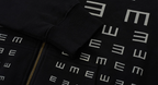 EVILKNIGHT(EK) Eye Chart Logo Print Zip Up Hoodie