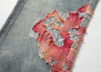 YADcrew Evening Lace Print Denim Jeans