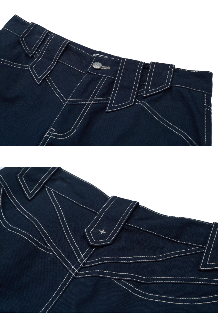 EVILKNIGHT(EK) Devil Eye Structured Canvas Pants