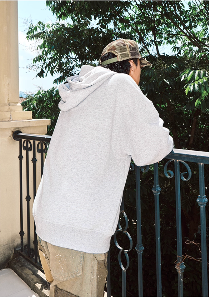 JUST VIBE Lace Peace Dove Zip Up Hoodie