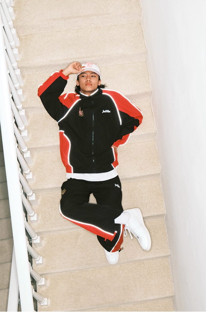 JUST VIBE Colorblock Track Jacket and Pants