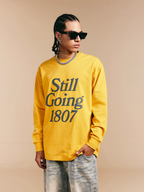 1807 Still Going Foam Print Long Sleeve Tee