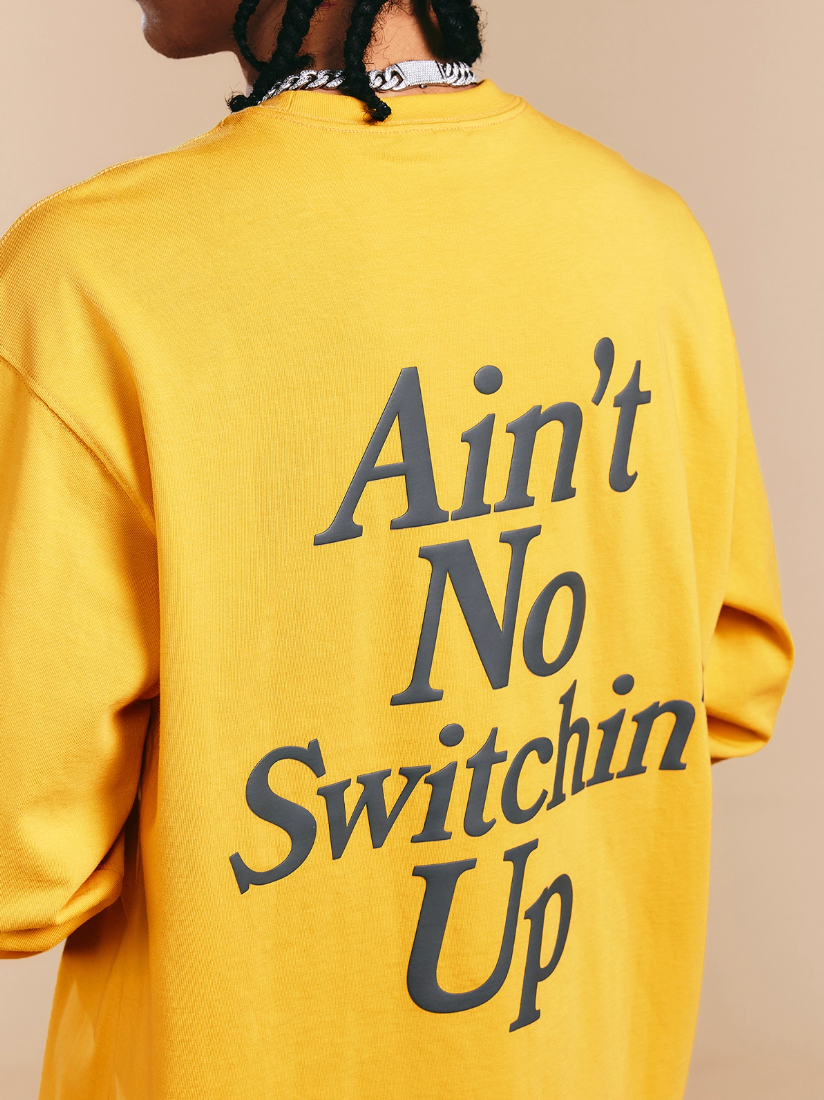 1807 Still Going Foam Print Long Sleeve Tee