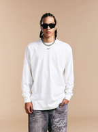 1807 Crystal Rhinestone Logo Long Sleeve Tee