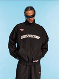 1807 Vintage Print Racing Track Jacket