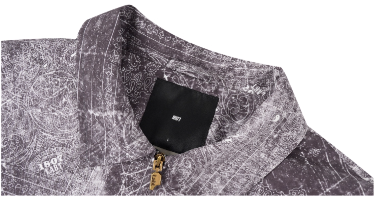 1807 × LABT Original Paisley Full Print Track Jacket