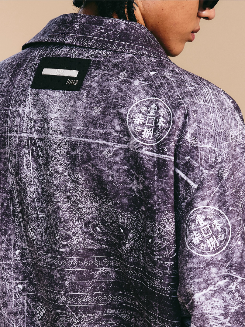 1807 × LABT Original Paisley Full Print Track Jacket
