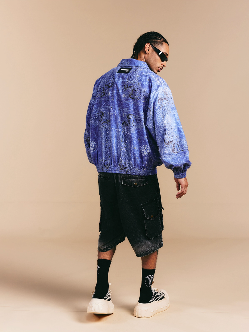 1807 × LABT Original Paisley Full Print Track Jacket