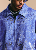 1807 × LABT Original Paisley Full Print Track Jacket