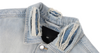 1807× LABT Paisley Pattern Wash Denim Jacket