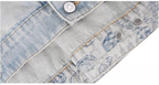 1807× LABT Paisley Pattern Wash Denim Jacket