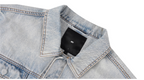 1807 Still Going Vintage Print Wash Denim Jacket