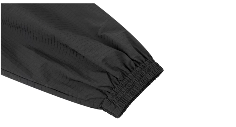 1807 Textured Plaid Fabric Track Jacket