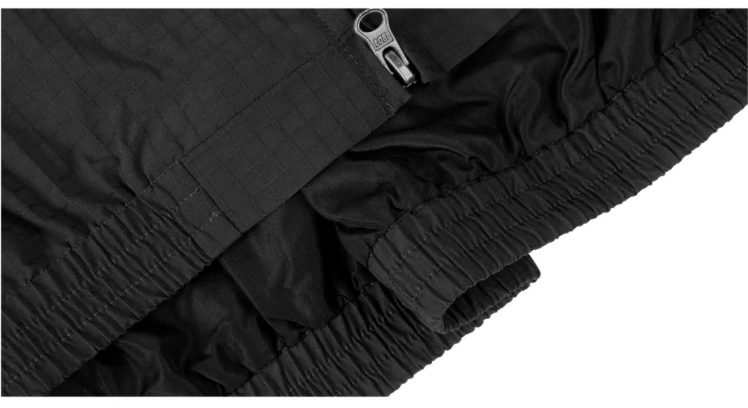 1807 Textured Plaid Fabric Track Jacket