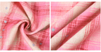 1807 Swarovski Crystal Diamond Plaid Long Sleeve Shirt