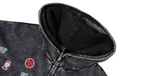 1807× LABT Logo Patch Washed Zip Up Hoodie