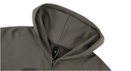 1807 Graffiti Angel Print Zip Up Hoodie