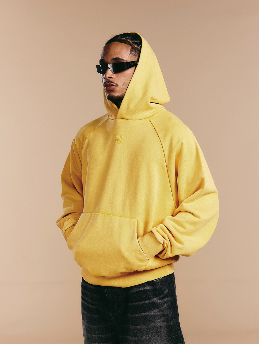1807 Washed Fade Foam Print Hoodie