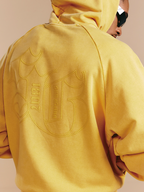 1807 Washed Fade Foam Print Hoodie
