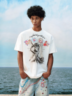 YADcrew Cupid Kiss Pearl Puzzle Graphic Tee