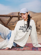 YADcrew Washed Ink Dyed Print Long Sleeve Tee