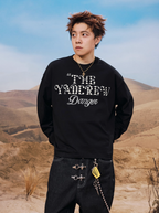 YADcrew Polka Dot Star Foam Print Long Sleeve Tee