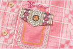 YADcrew Ethnic Pattern Plaid Long Sleeve Shirt