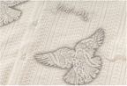 YADcrew Peace Dove Hollow Mesh Long Sleeve Shirt