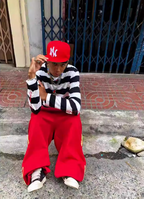 KARMANISTIC Original Embroidery Baggy Jogger Sweatpants