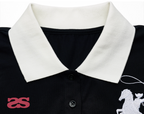 STEEPC Amigos Patch Embroidered Polo Shirt