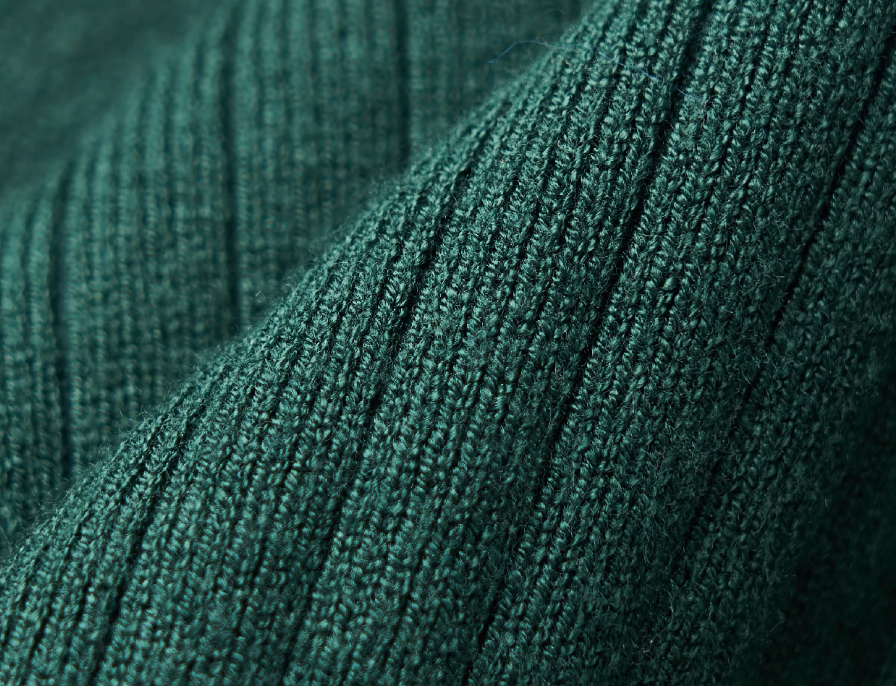 STEEPC Contrast Lapel Polo Knit Sweater