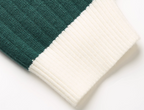 STEEPC Contrast Lapel Polo Knit Sweater