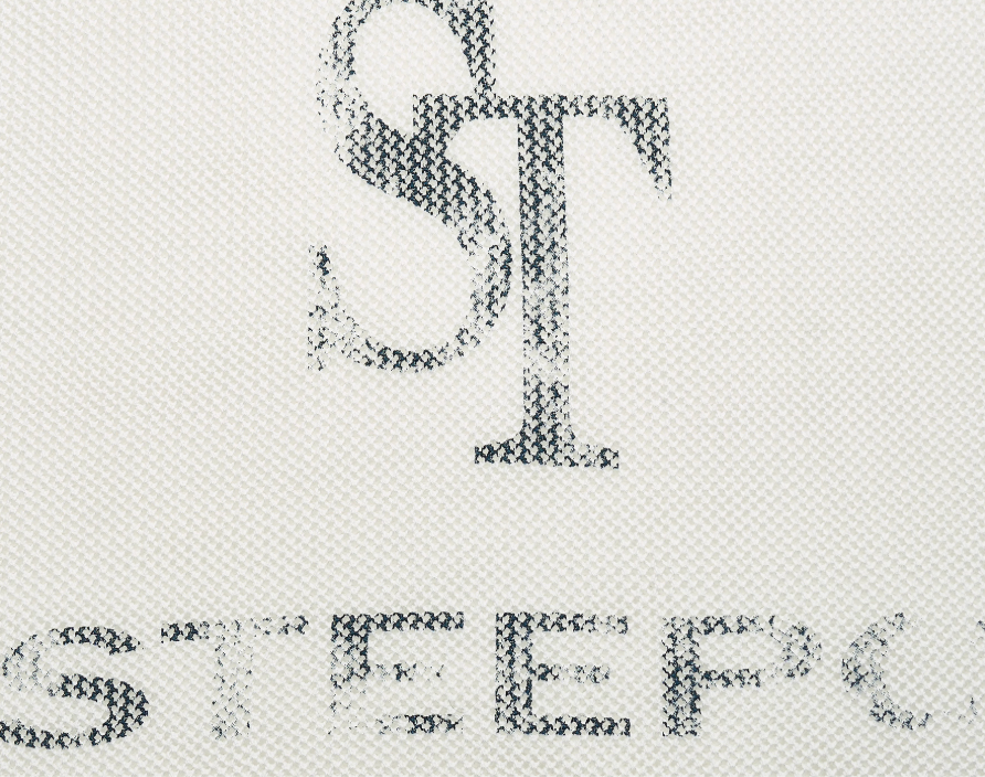 STEEPC Faded Print Mesh Knit Tee