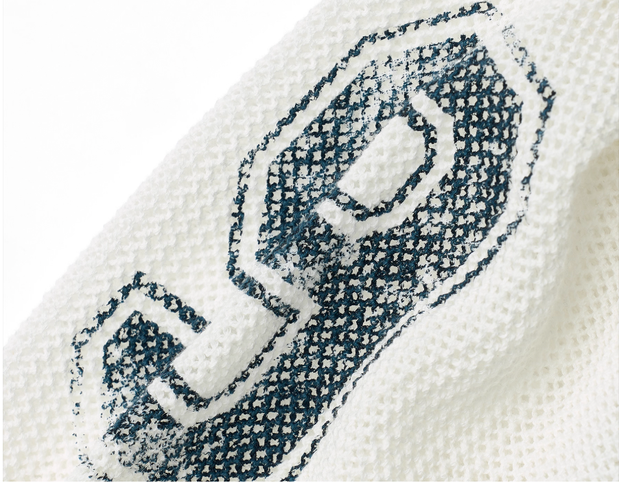 STEEPC Faded Print Mesh Knit Tee