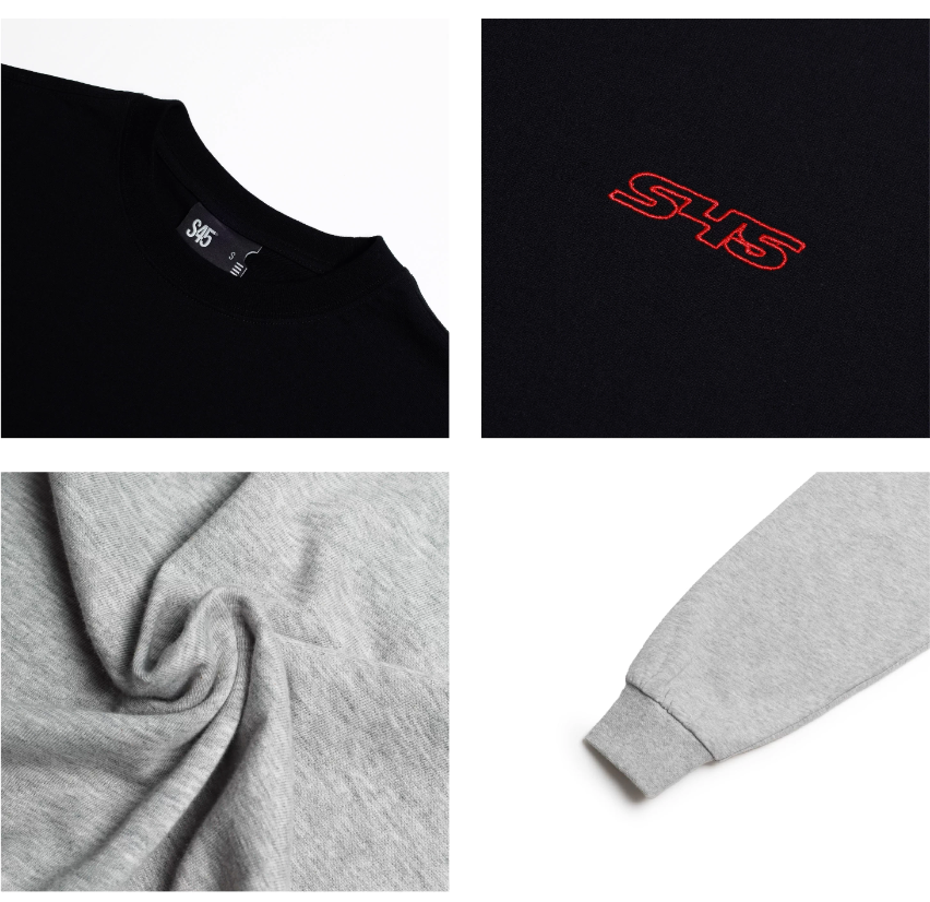 S45 Basic Small Logo Long Sleeve Tee