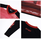 S45 Flame Print Neon Sunset Long Sleeve Tee