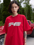S45 Sequin Metal Logo Tee