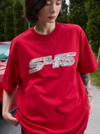 S45 Sequin Metal Logo Tee