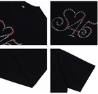 S45 Diamond Heart Stud Logo Tee