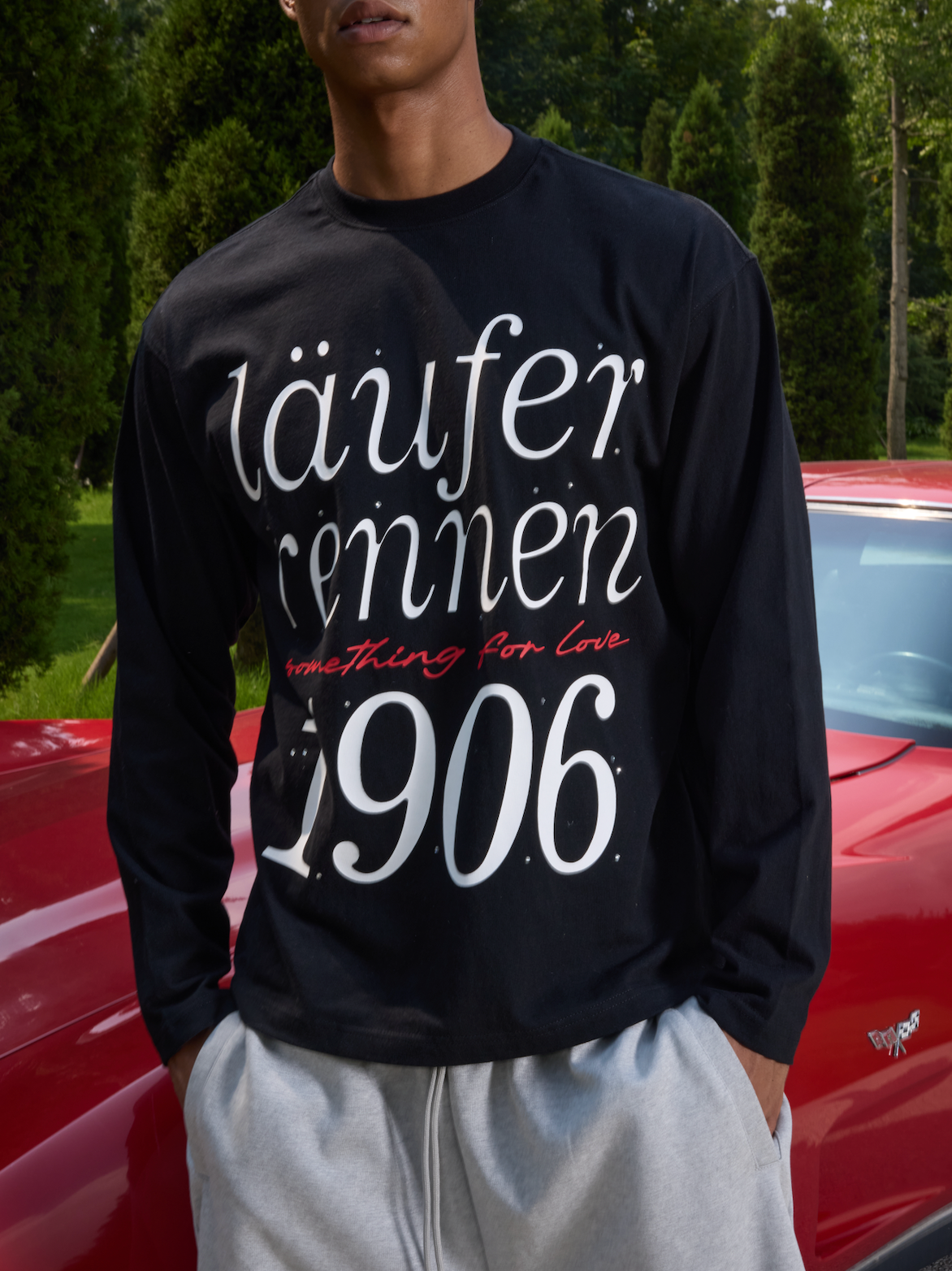S45 Runner Print Long Sleeve Tee