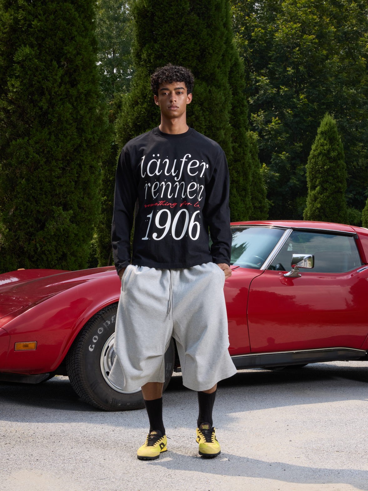 S45 Runner Print Long Sleeve Tee
