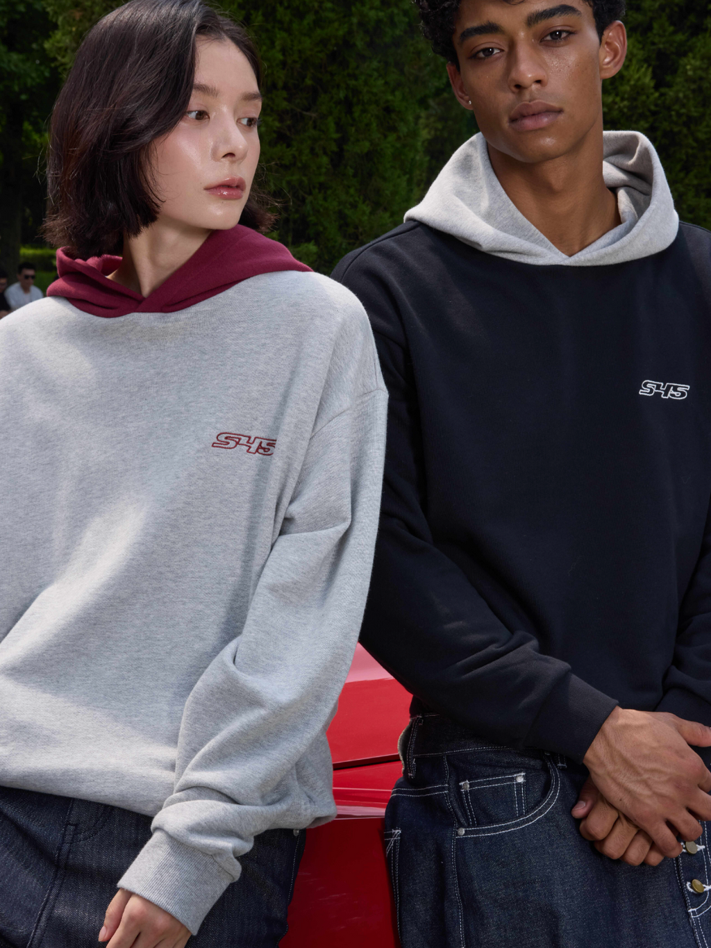 S45 Colorblock Logo Hoodie