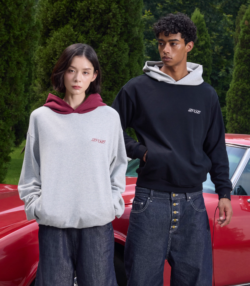 S45 Colorblock Logo Hoodie