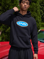 S45 Patch Embroidered Studded Logo Hoodie
