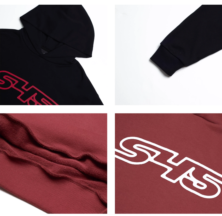 S45 Puff Logo Print Hoodie