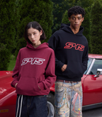 S45 Puff Logo Print Hoodie