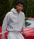 S45 Pearl Line Zip Up Hoodie