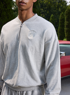 S45 Half Zip Logo Embroidered Sweatshirt